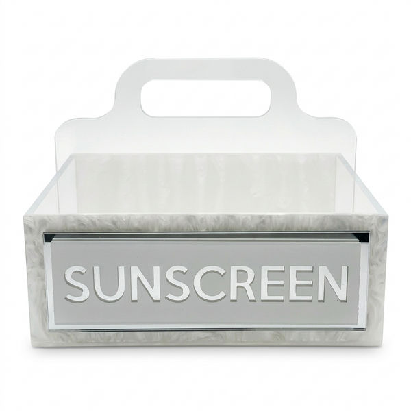 Acrylic Caddy Sunscreen