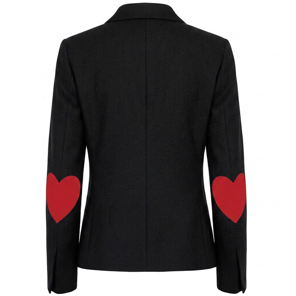 Blazer - Red Hearts On Elbow Sample Sale