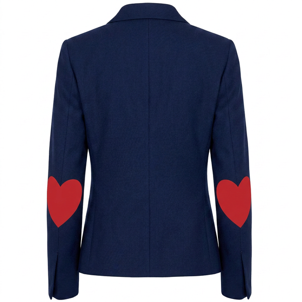 Blazer - Red Hearts On Elbow