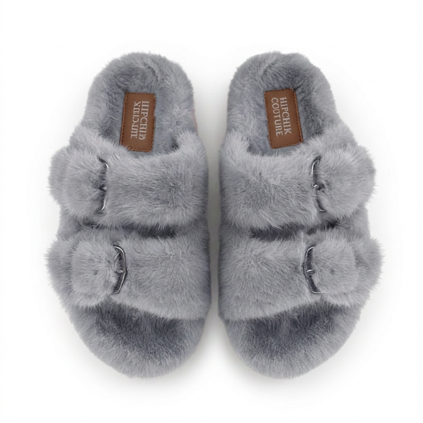 Mink Sandal Shoes - Grey