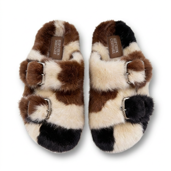 Mink Sandal Shoes - Multi Browns