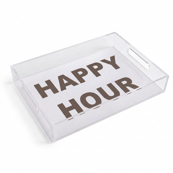 Acrylic Happy Hour Tray