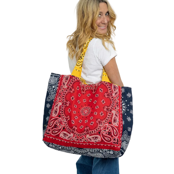 Oversized Bandan Shopper , make it your own