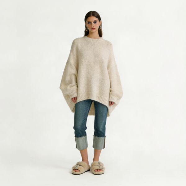 Mink Sandal Shoes - Cream
