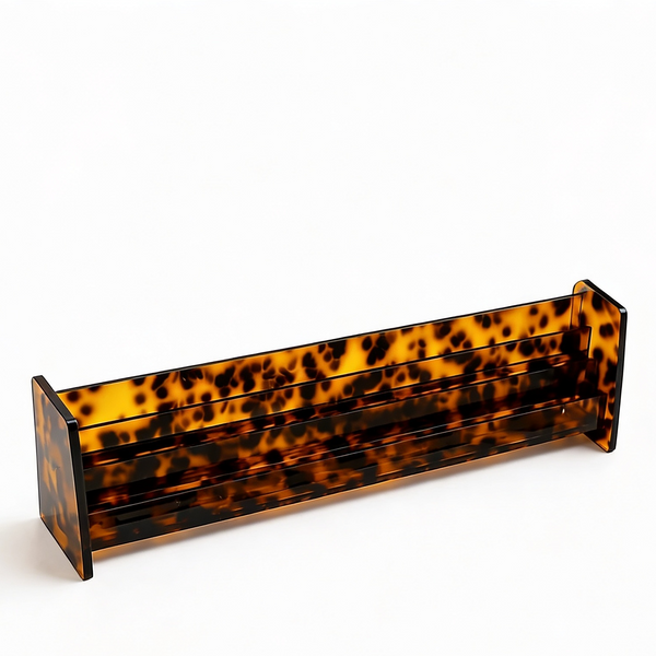 Acrylic Card Rack 3 tier Tortoise