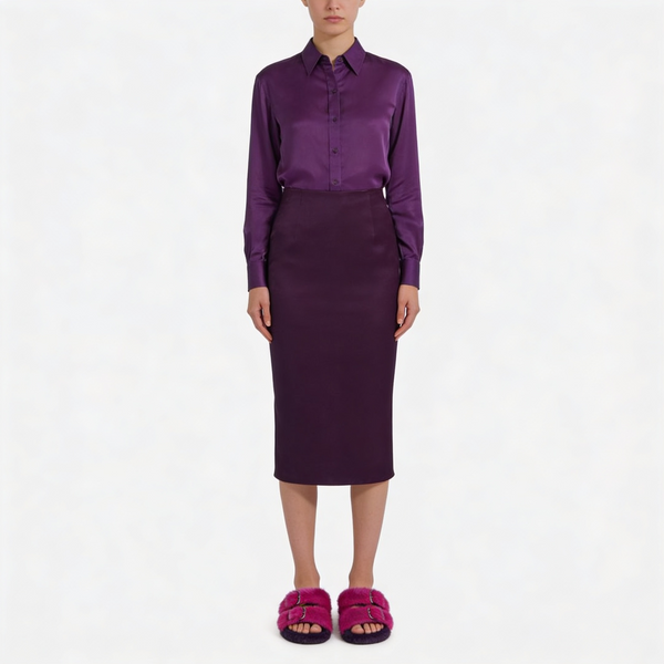 Mink Sandal Shoes - Purple Fuchsia