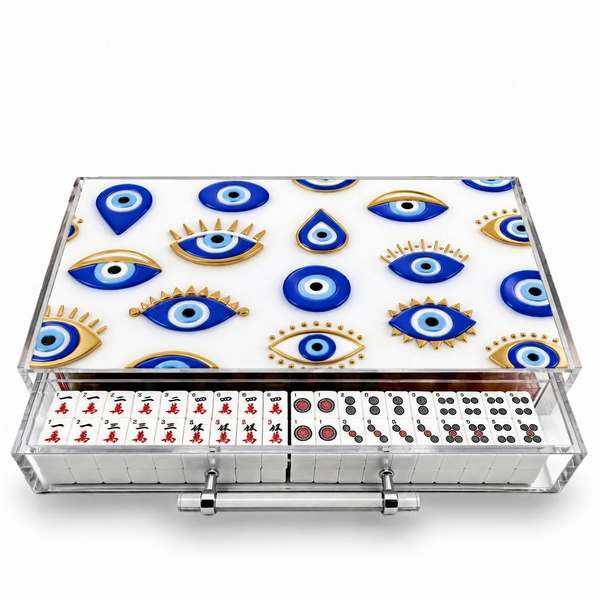 Mahjong Set Evil Eye - Acrylic