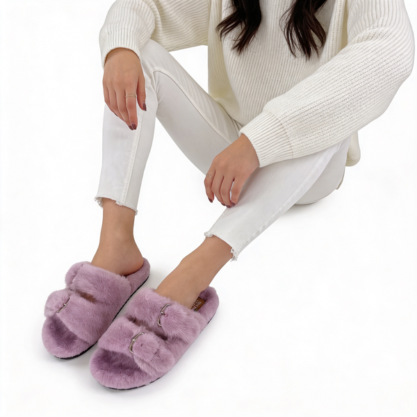 Mink Sandal Shoes - Lilac