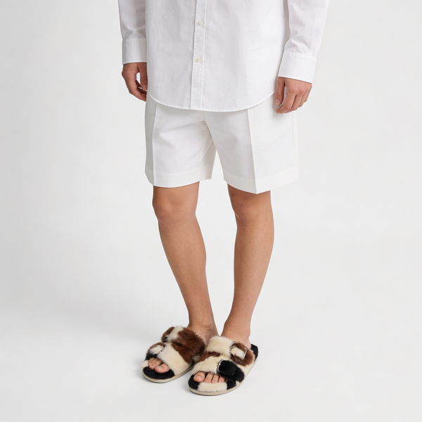 Mink Sandal Shoes - Multi Browns