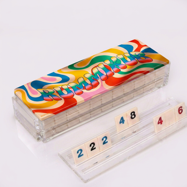Acrylic Rummikub Game - RUMI Swirl