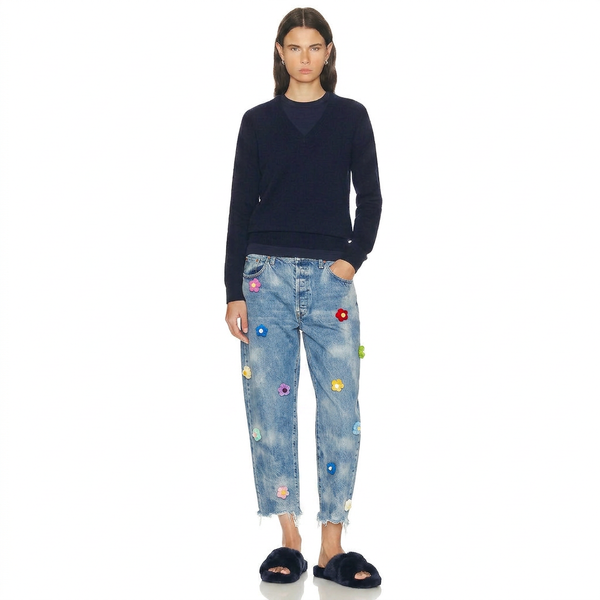 Hand Made Levi's Vintage Jeans – Crochet Flowers
