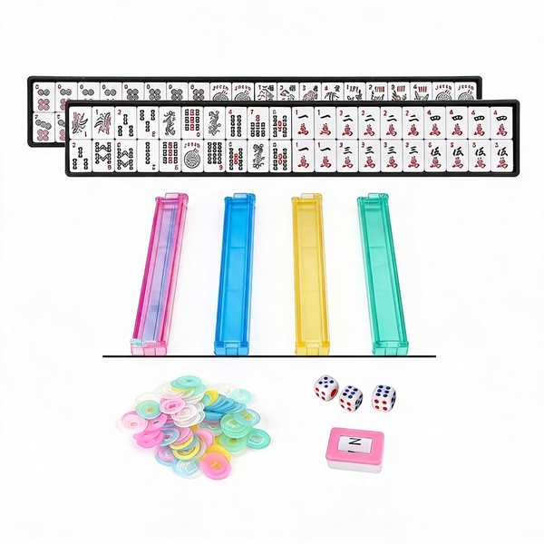 Peace Bubble Effect Mahjong Acrylic Mahjong Case