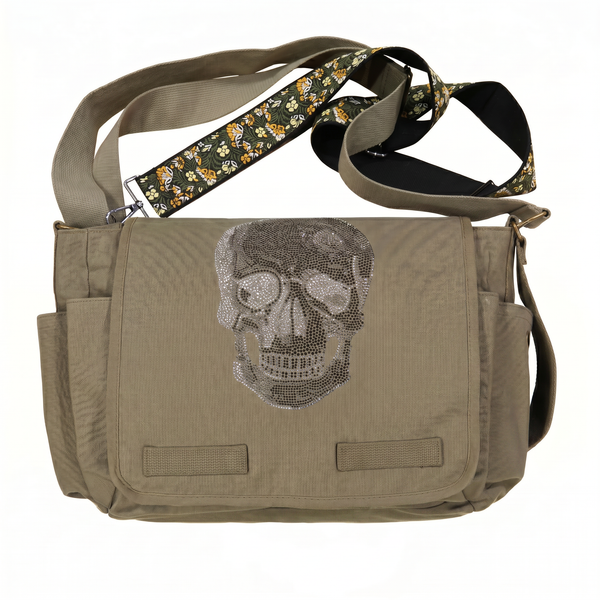 Bag Skull Messenger Bag Sample Sale