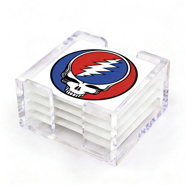 Acrylic Flag USA Coasters