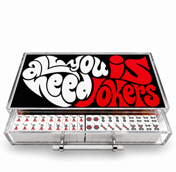 All You Need is Jokers Acrylic Mahjong Case (Customizable)