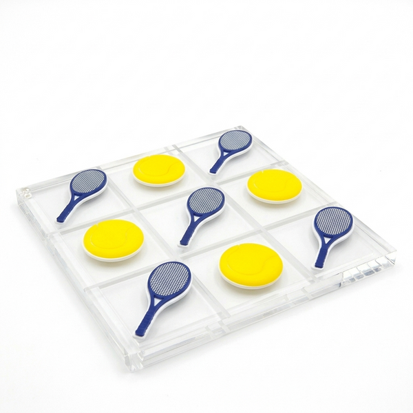 Acrylic Tic Tac Toe Tennis Game