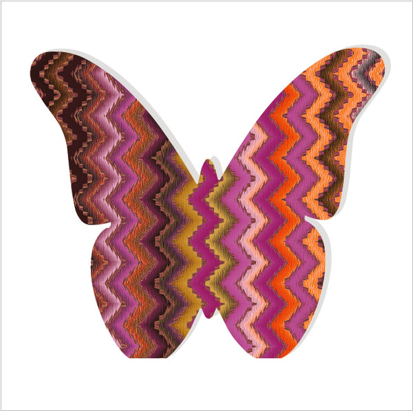 Butterfly Acrylic Object Shelf Decor Zig Zag