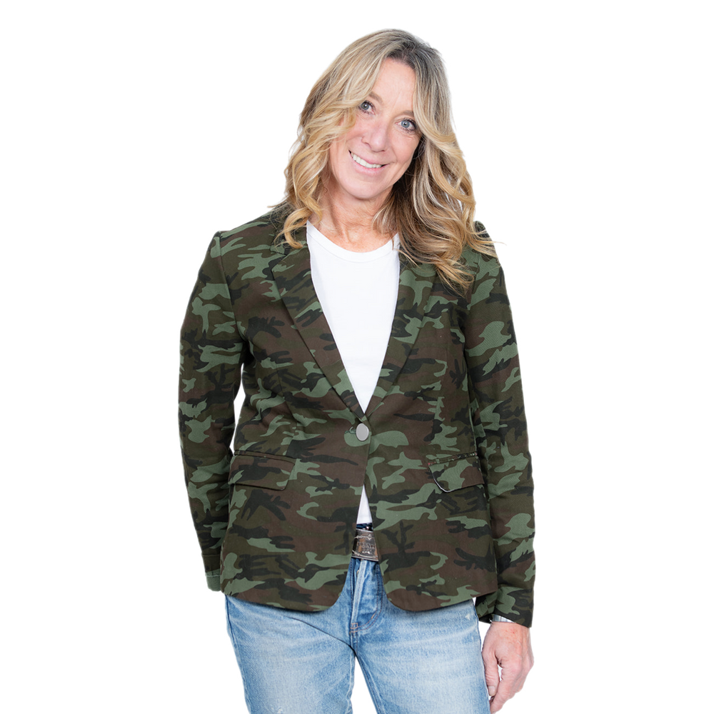 Women's 2025 camouflage blazers
